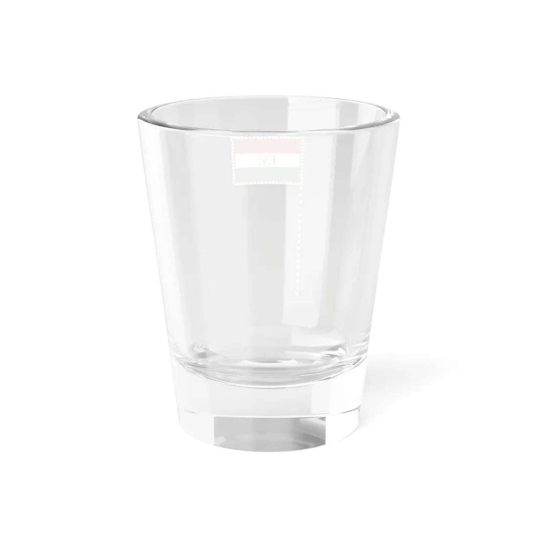 Flag of the Supreme Command of the Hungarian National Army 1919-1920 with staff (Hungary) Shot Glass 1.5oz - Go Mug Yourself