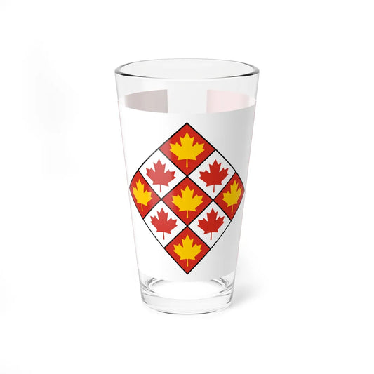 Flag of the Supreme Court of Canada (Canada) Pint Glass 16oz 16oz - Go Mug Yourself