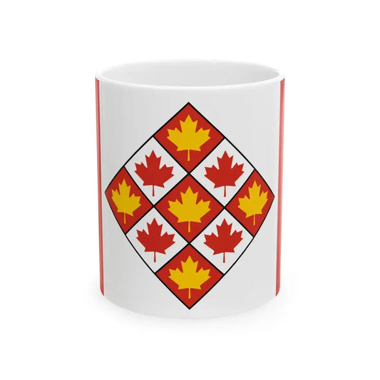 Flag of the Supreme Court of Canada (Canada) White Coffee Mug 11oz - Go Mug Yourself