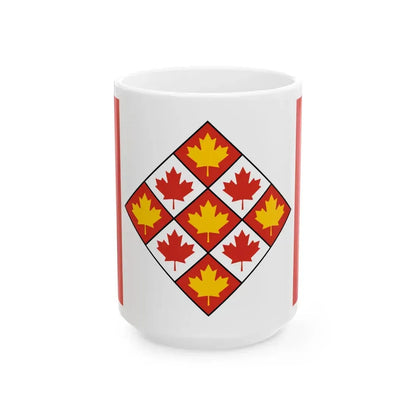 Flag of the Supreme Court of Canada (Canada) White Coffee Mug 15oz - Go Mug Yourself