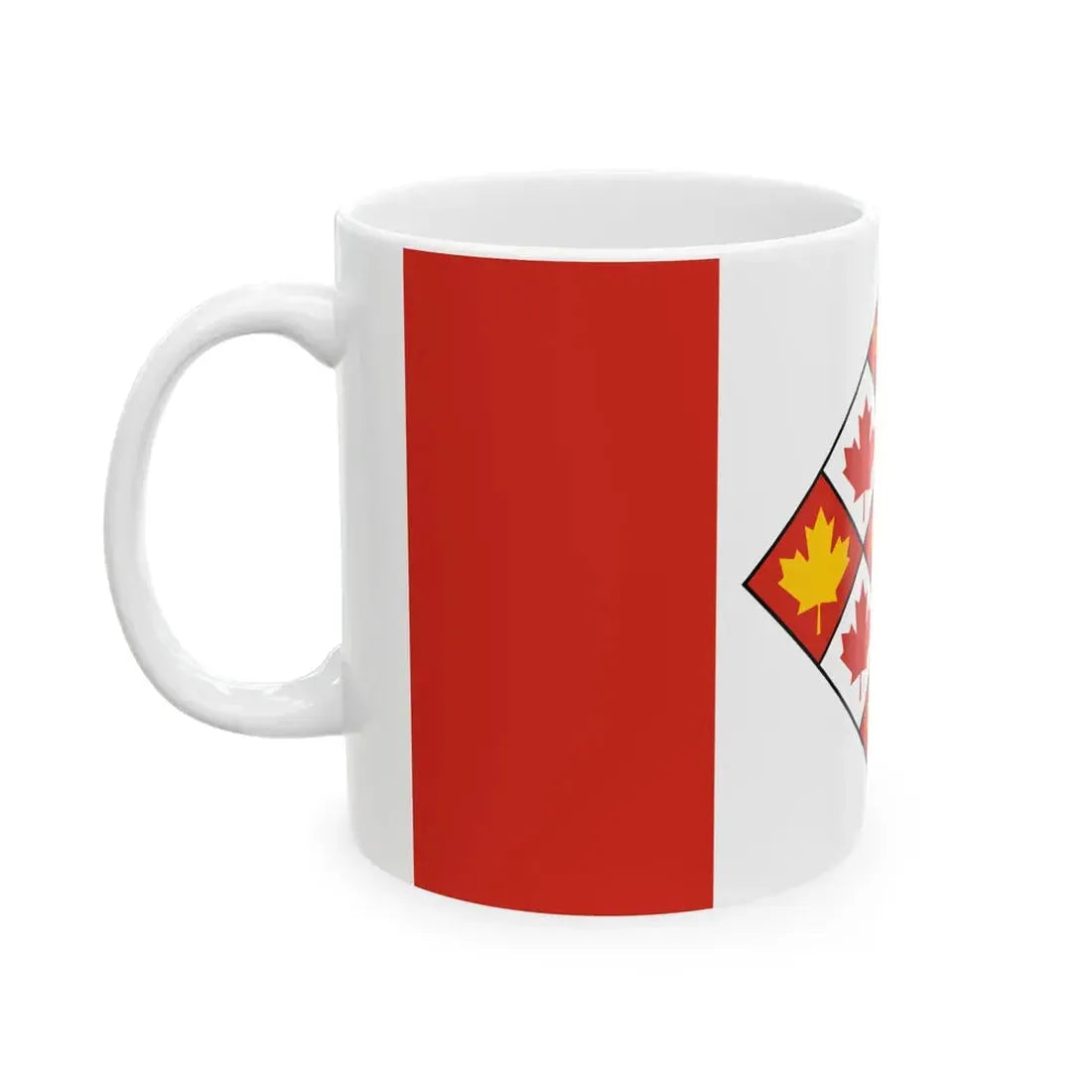 Flag of the Supreme Court of Canada (Canada) White Coffee Mug - Go Mug Yourself