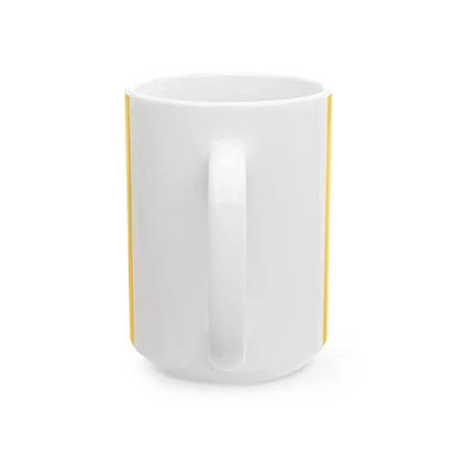 Flag of the Supreme Head of Malaysia 3-2 (Malaysia) White Coffee Mug - Go Mug Yourself