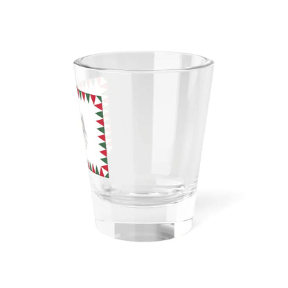 Flag of the Supreme Warlord of the Royal Hungarian Defence Forces 1939-1945 on land (Hungary) Shot Glass 1.5oz - Go Mug Yourself