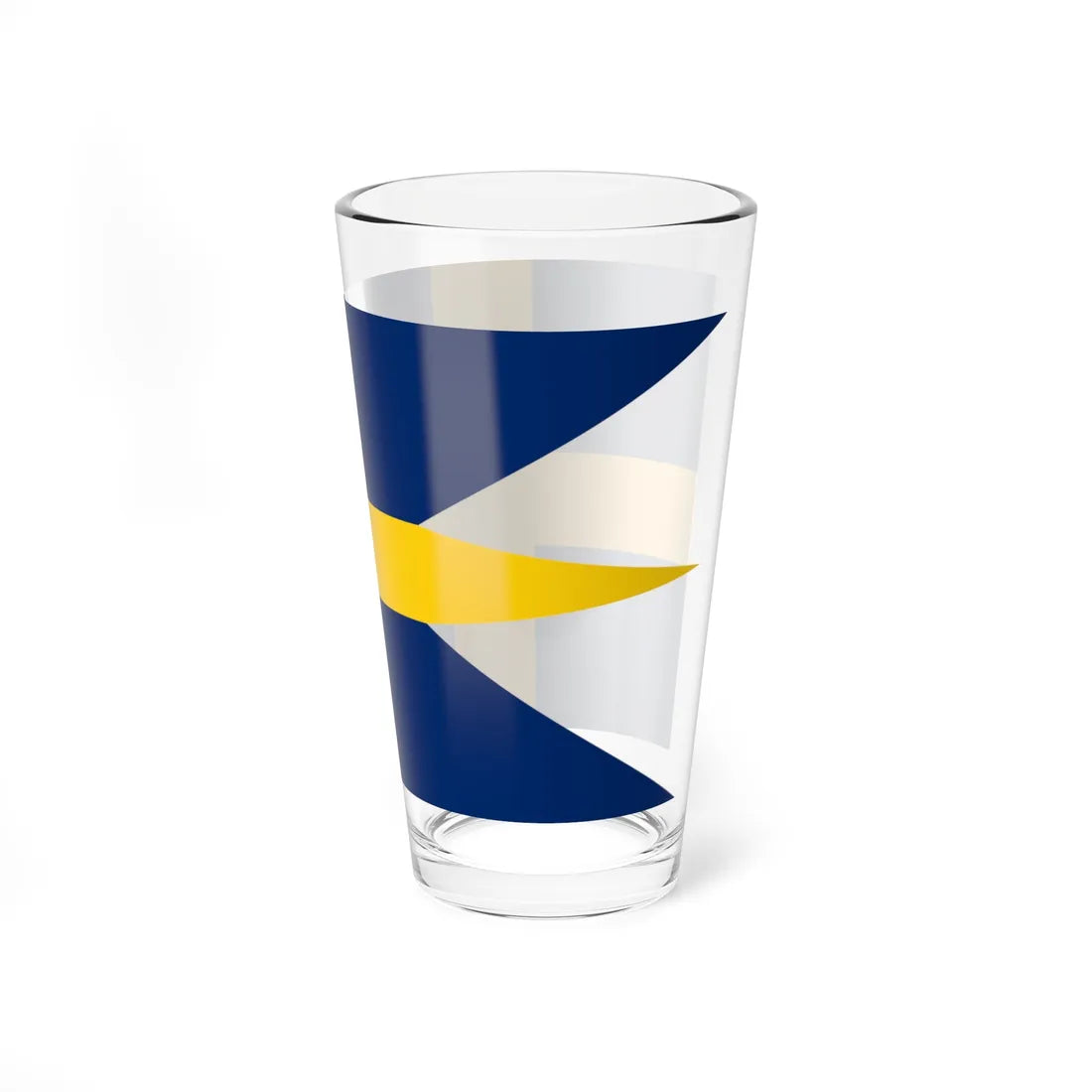 Flag of the Swedish Empire (Sweden) Pint Glass 16oz - Go Mug Yourself
