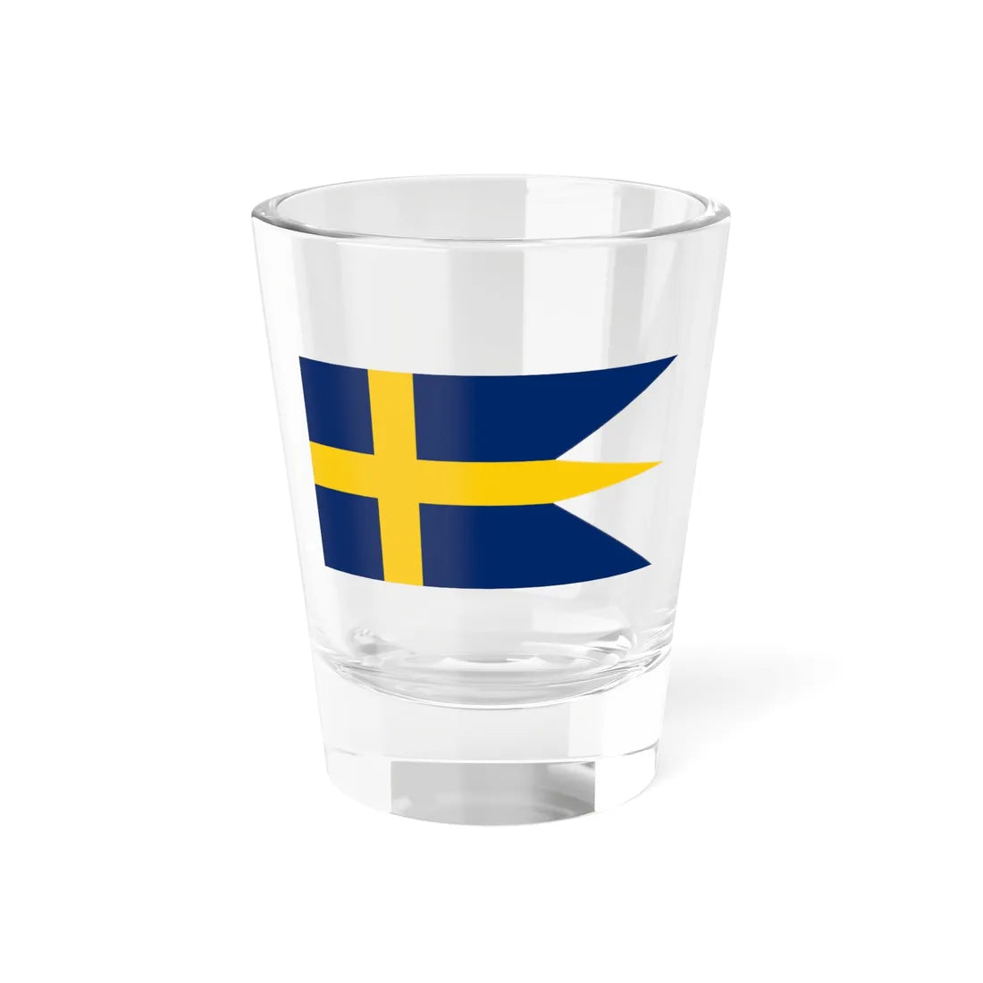 Flag of the Swedish Empire (Sweden) Shot Glass 1.5oz 1.5oz - Go Mug Yourself