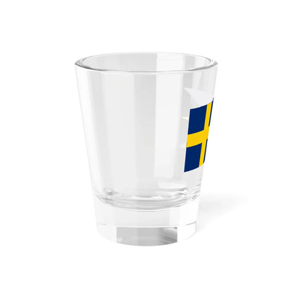 Flag of the Swedish Empire (Sweden) Shot Glass 1.5oz - Go Mug Yourself