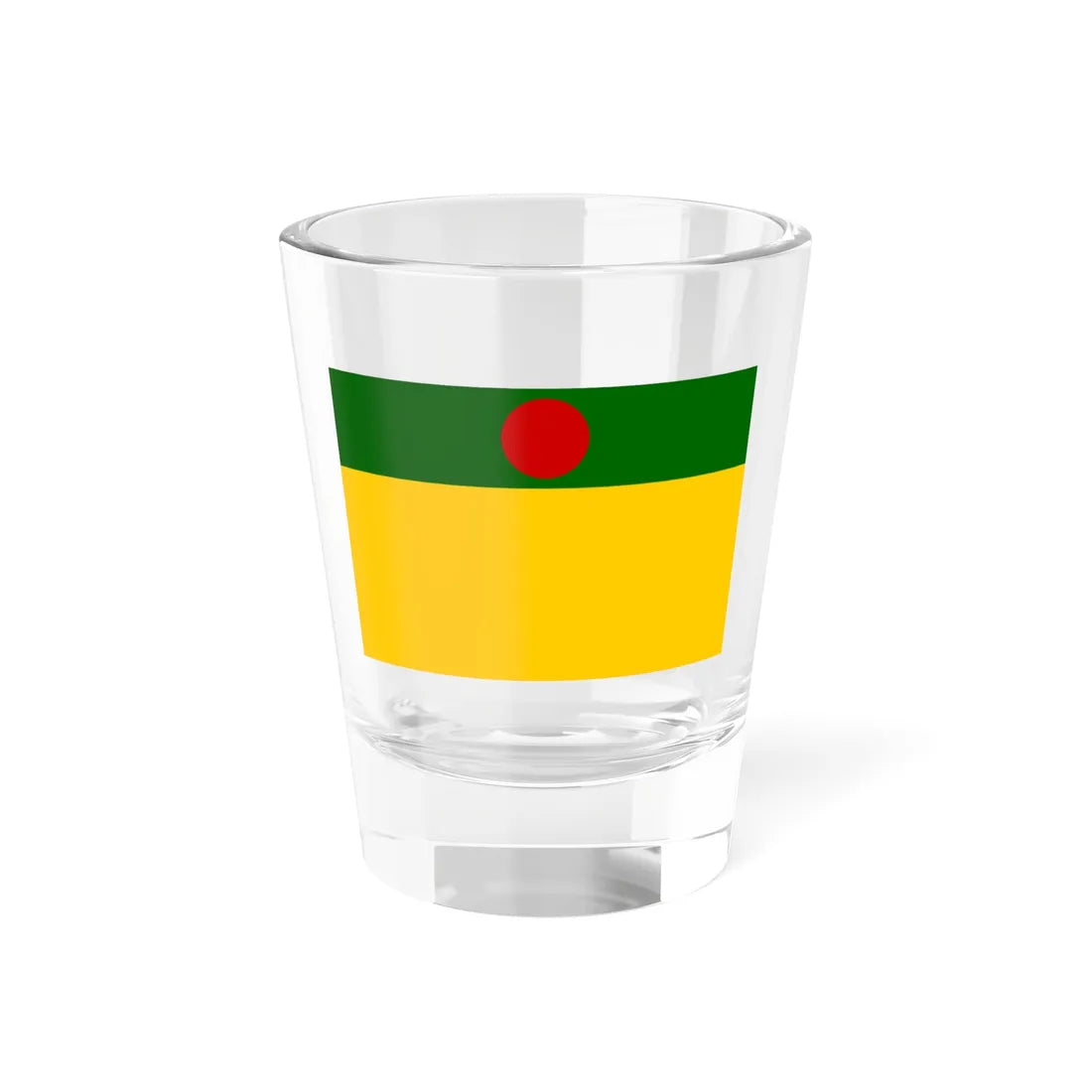 Flag of the Synyethe-Wunthann Party of Burma (Myanmar) Shot Glass 1.5oz 1.5oz - Go Mug Yourself