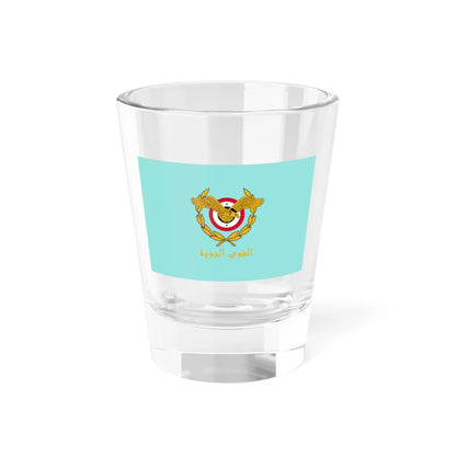Flag of the Syrian Arab Air Force (Syria) Shot Glass 1.5oz 1.5oz - Go Mug Yourself