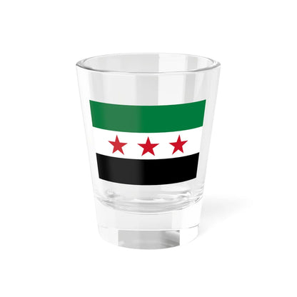 Flag of the Syrian revolution (Syria) Shot Glass 1.5oz 1.5oz - Go Mug Yourself