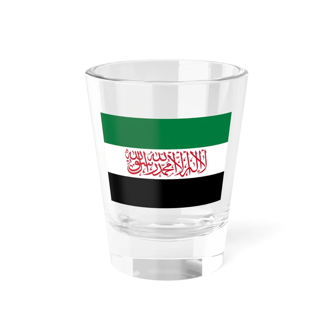 Flag of the Syrian Salvation Government (Syria) Shot Glass 1.5oz 1.5oz - Go Mug Yourself