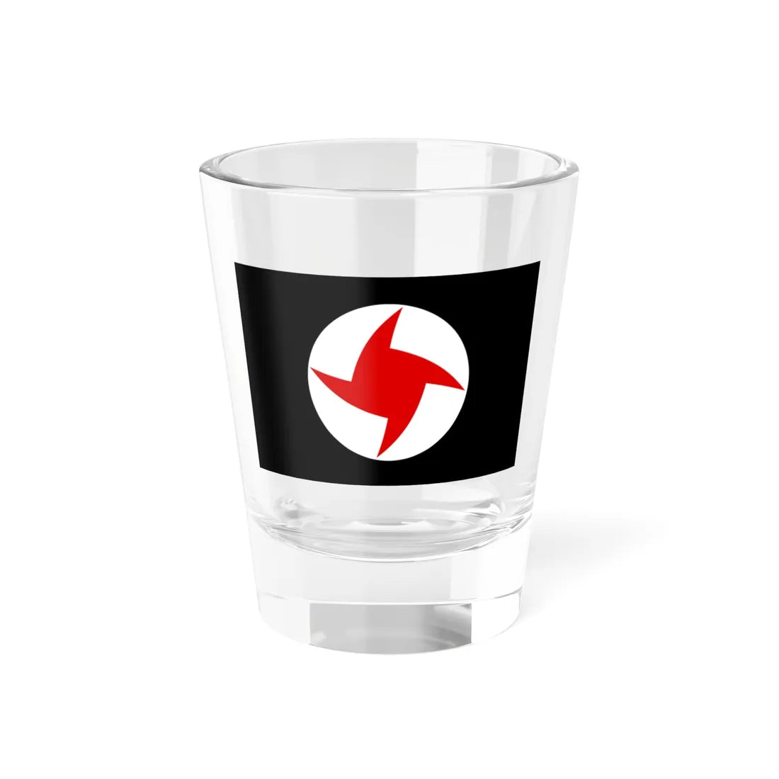 Flag of the Syrian Social Nationalist Party (Lebanon) Shot Glass 1.5oz 1.5oz - Go Mug Yourself