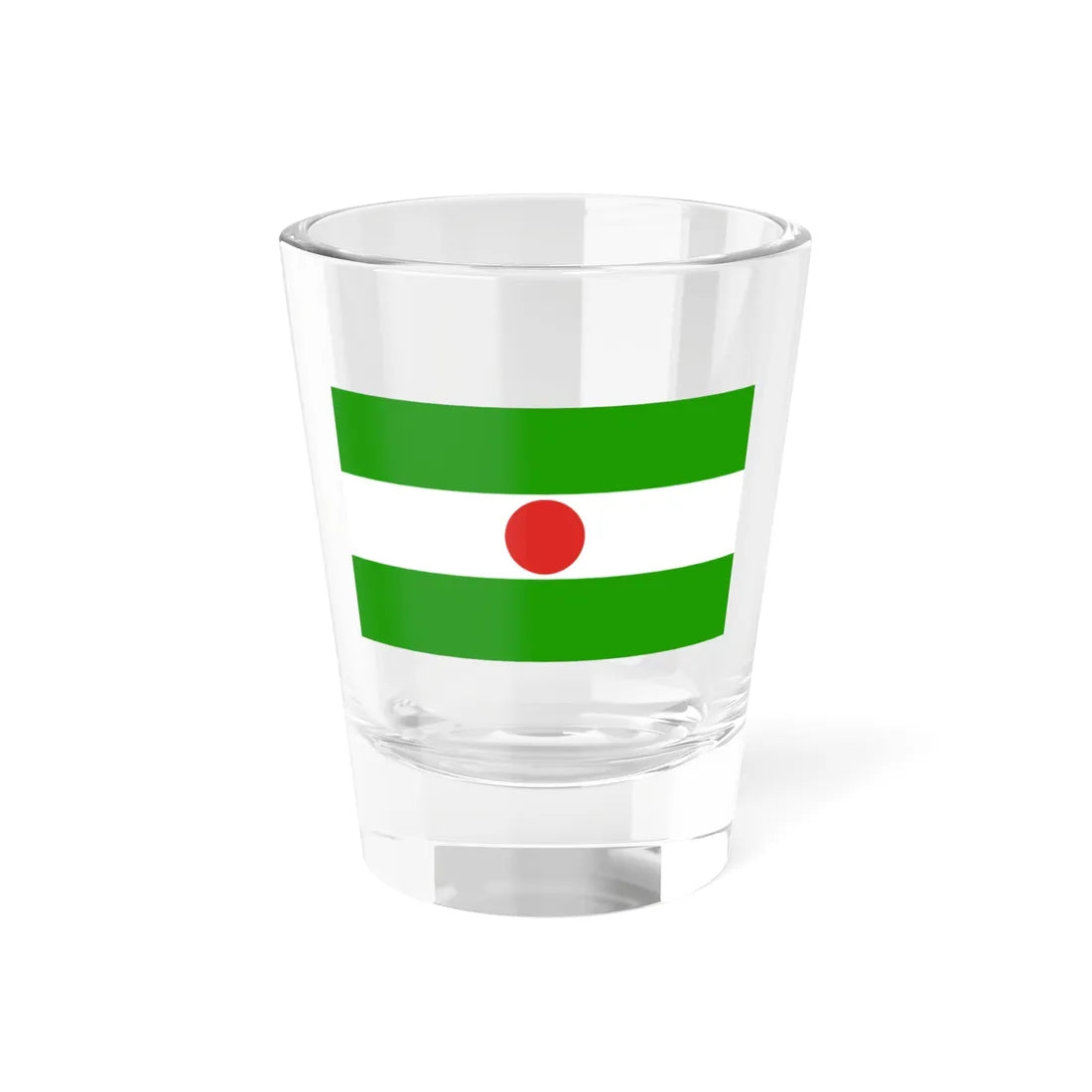 Flag of the Taang National Liberation Army (Myanmar) Shot Glass 1.5oz 1.5oz - Go Mug Yourself