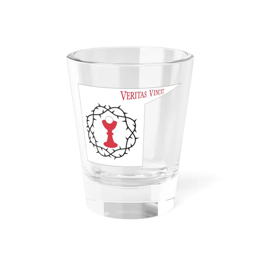 Flag of the Taborites (Czech Republic) Shot Glass 1.5oz 1.5oz - Go Mug Yourself