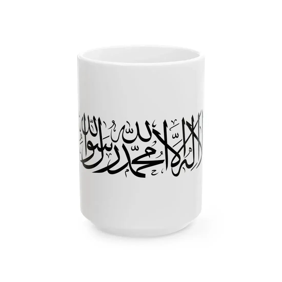 Flag of the Taliban 3-2 (Afghanistan) White Coffee Mug 15oz - Go Mug Yourself