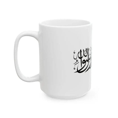 Flag of the Taliban 3-2 (Afghanistan) White Coffee Mug - Go Mug Yourself