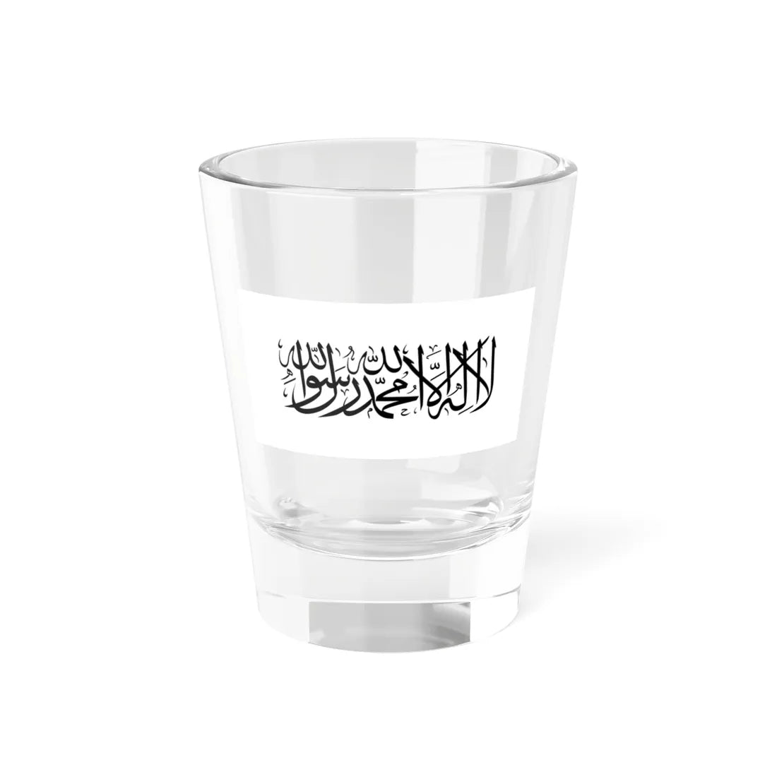 Flag of the Taliban (Afghanistan) Shot Glass 1.5oz 1.5oz - Go Mug Yourself