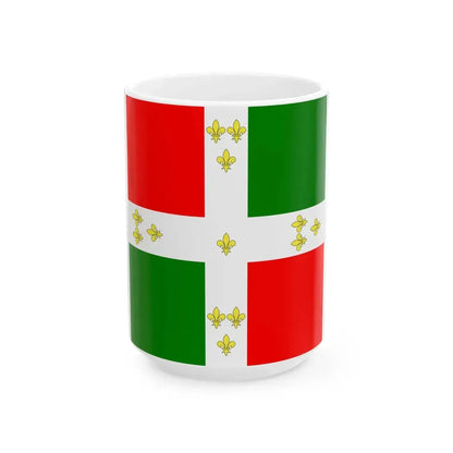 Flag of the Tamatave Kingdom 1750-1819 (Madagascar) White Coffee Mug 15oz - Go Mug Yourself