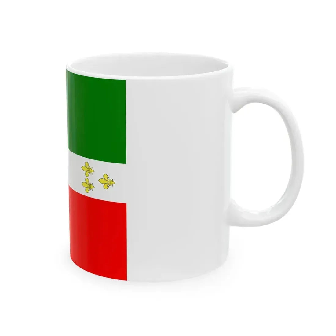 Flag of the Tamatave Kingdom 1750-1819 (Madagascar) White Coffee Mug - Go Mug Yourself