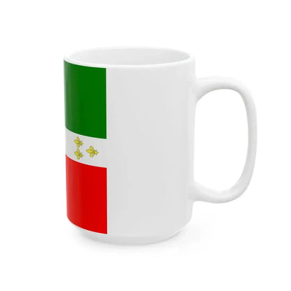 Flag of the Tamatave Kingdom 1750-1819 (Madagascar) White Coffee Mug - Go Mug Yourself