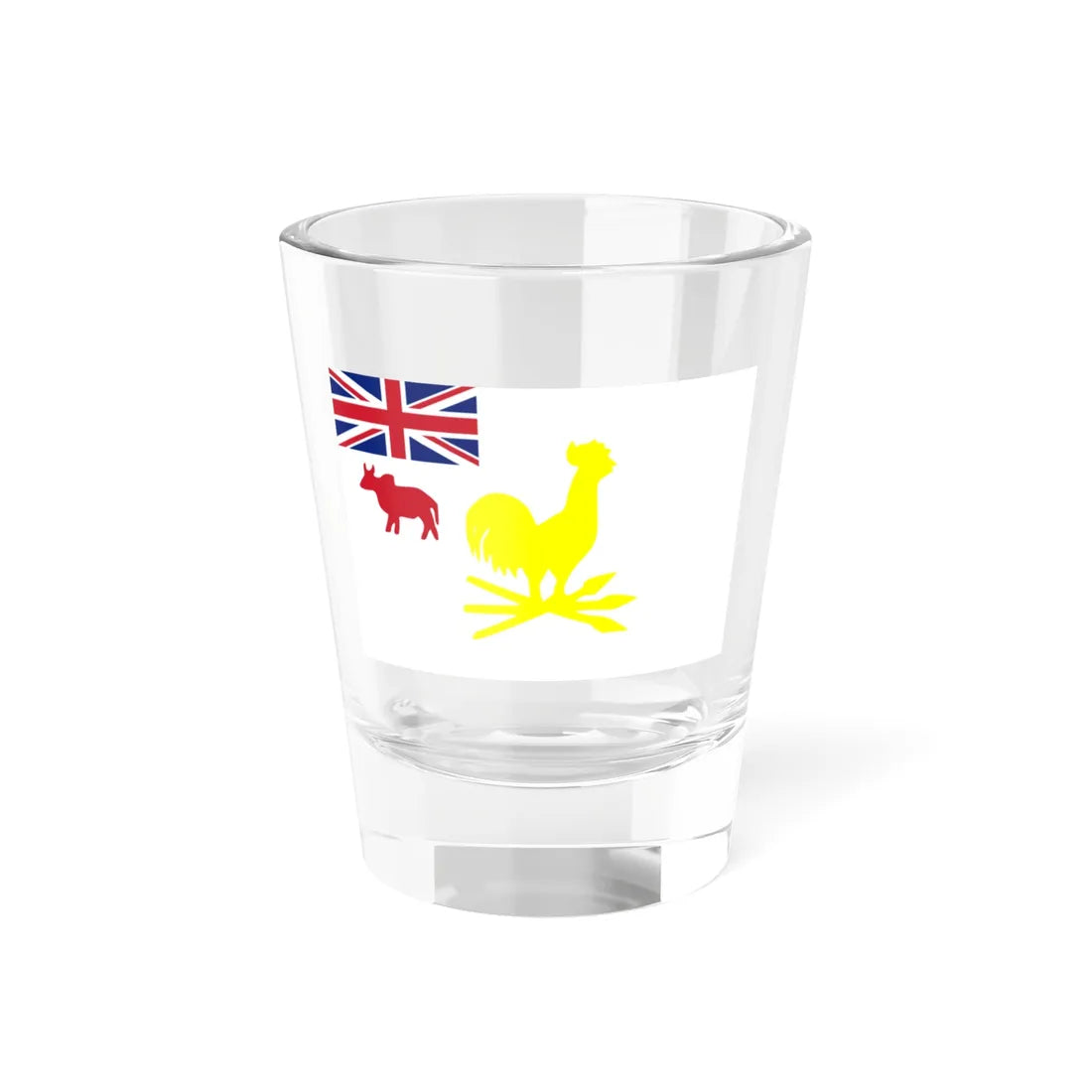 Flag of the Tamatave Kingdom 1826-1828 (Madagascar) Shot Glass 1.5oz 1.5oz - Go Mug Yourself
