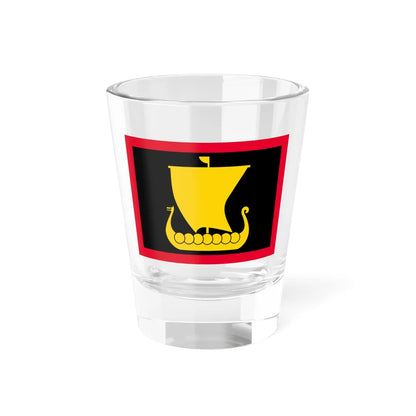 Flag of the Telemark Battalion Heraldic (Norway) Shot Glass 1.5oz 1.5oz - Go Mug Yourself
