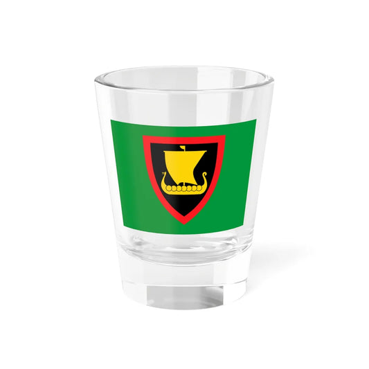 Flag of the Telemark Battalion (Norway) Shot Glass 1.5oz 1.5oz - Go Mug Yourself