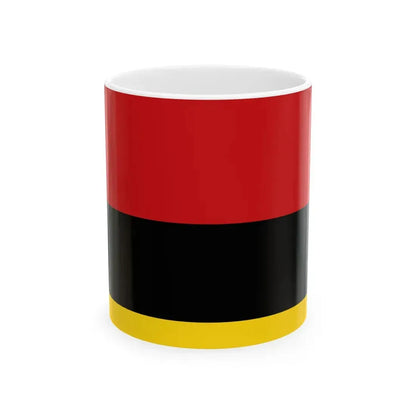 Flag of the Tetovo Municipality North Macedonia (North Macedonia) White Coffee Mug 11oz - Go Mug Yourself