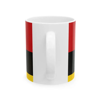 Flag of the Tetovo Municipality North Macedonia (North Macedonia) White Coffee Mug - Go Mug Yourself