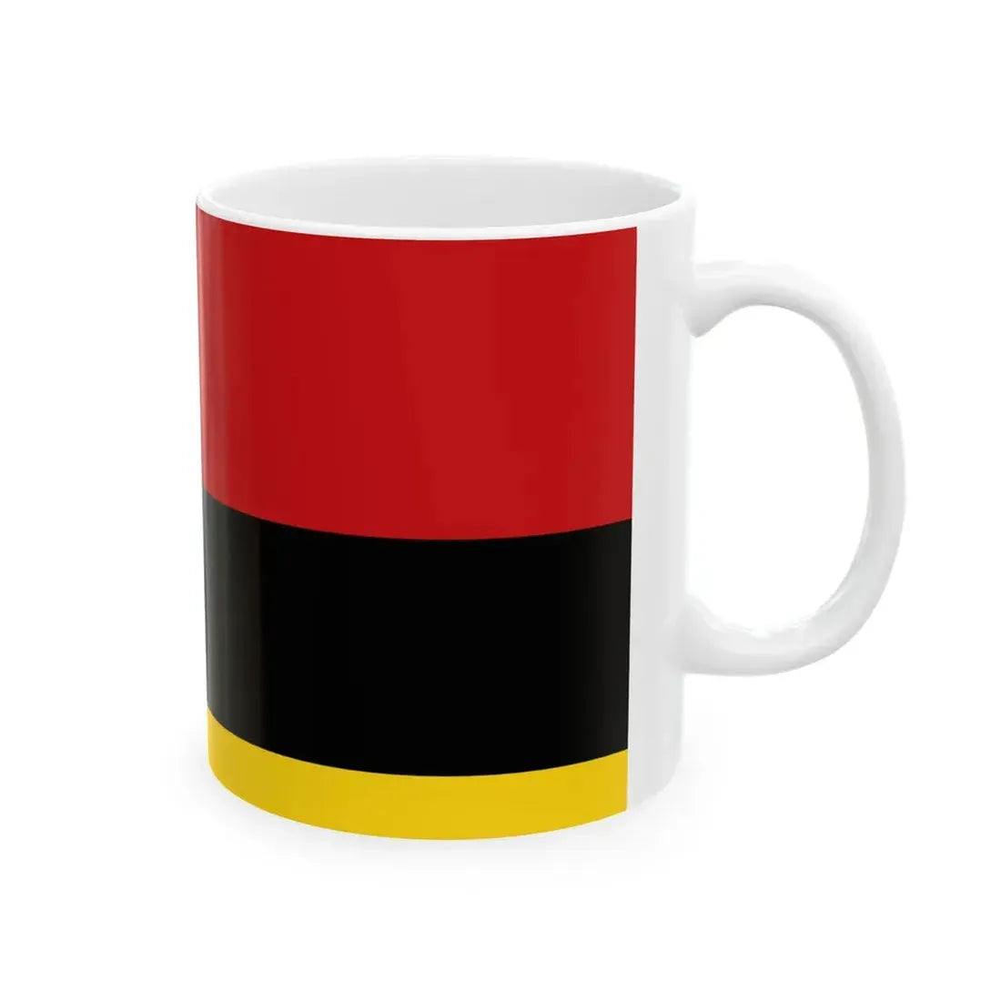 Flag of the Tetovo Municipality North Macedonia (North Macedonia) White Coffee Mug - Go Mug Yourself