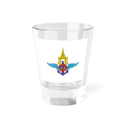 Flag of the Thai Defence Minister (Thailand) Shot Glass 1.5oz 1.5oz - Go Mug Yourself