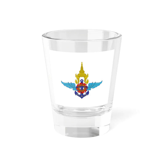 Flag of the Thai Defence Minister (Thailand) Shot Glass 1.5oz 1.5oz - Go Mug Yourself