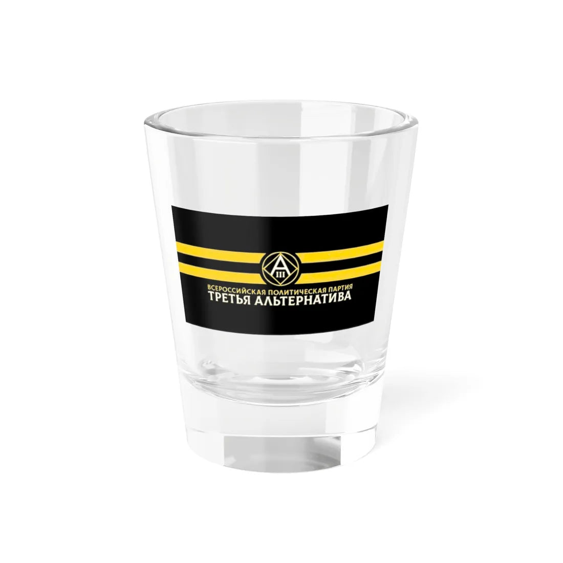 Flag of The Third Alternative. Right Bloc (Russia) Shot Glass 1.5oz 1.5oz - Go Mug Yourself