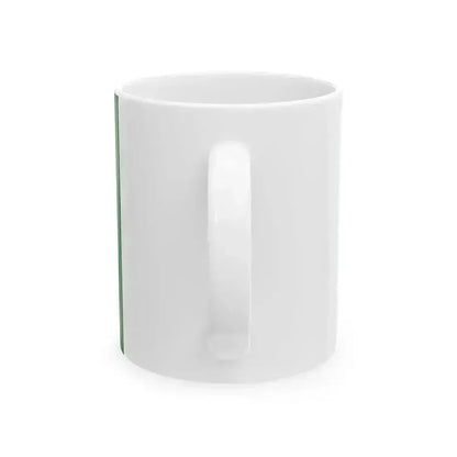 Flag of the Third Saudi State-01 (Saudi Arabia) White Coffee Mug - Go Mug Yourself