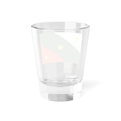 Flag of the Three Guarantees alternative proportions (Belize) Shot Glass 1.5oz - Go Mug Yourself