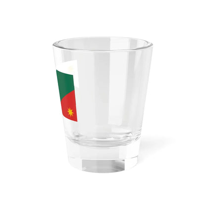 Flag of the Three Guarantees (Belize) Shot Glass 1.5oz - Go Mug Yourself