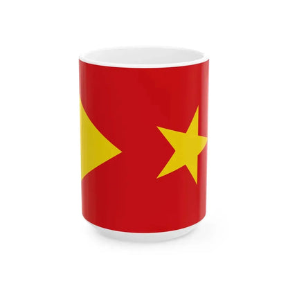 Flag of the Tigray Region (Ethiopia) White Coffee Mug 15oz - Go Mug Yourself