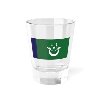 Flag of the Timbalan Menteri Besar of Kelantan (Malaysia) Shot Glass 1.5oz 1.5oz - Go Mug Yourself