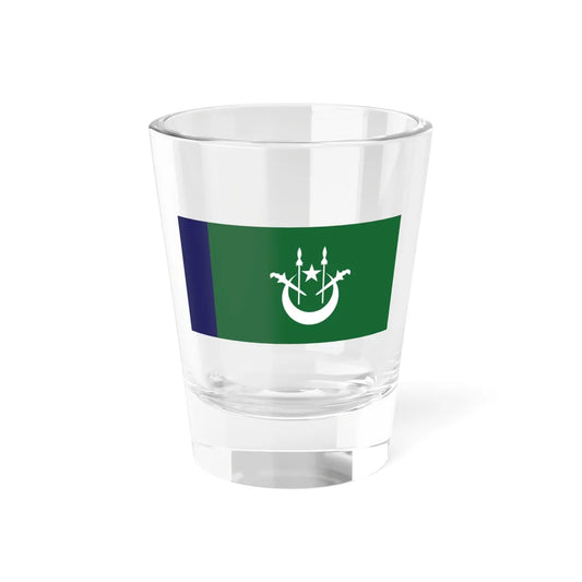 Flag of the Timbalan Menteri Besar of Kelantan (Malaysia) Shot Glass 1.5oz 1.5oz - Go Mug Yourself