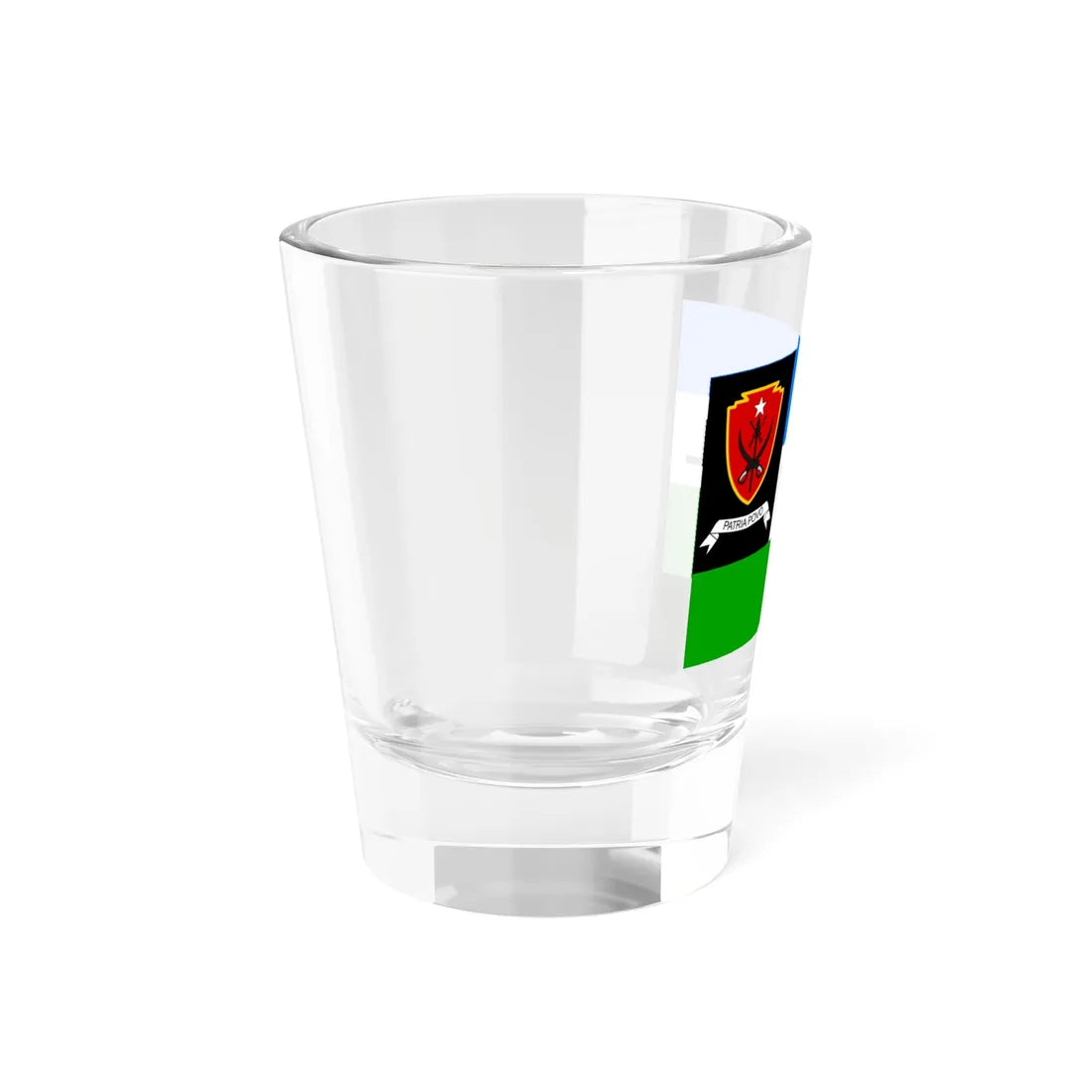 Flag of the Timor Leste Defence Force Shot Glass 1.5oz - Go Mug Yourself