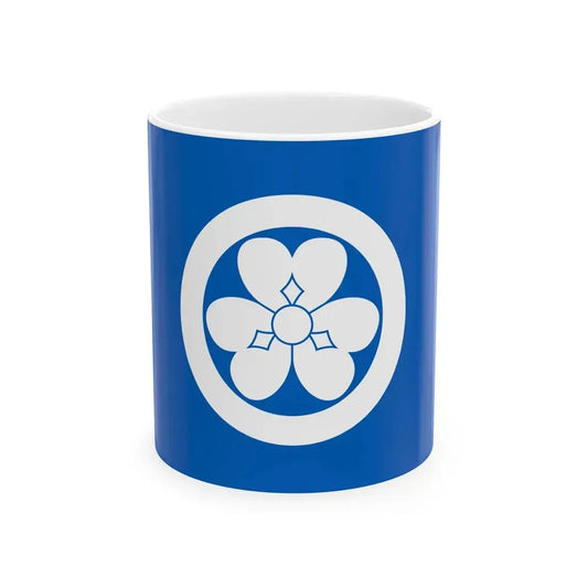 Flag of the Todo Lords of Tsu in Ise Province B (Japan) White Coffee Mug 11oz - Go Mug Yourself