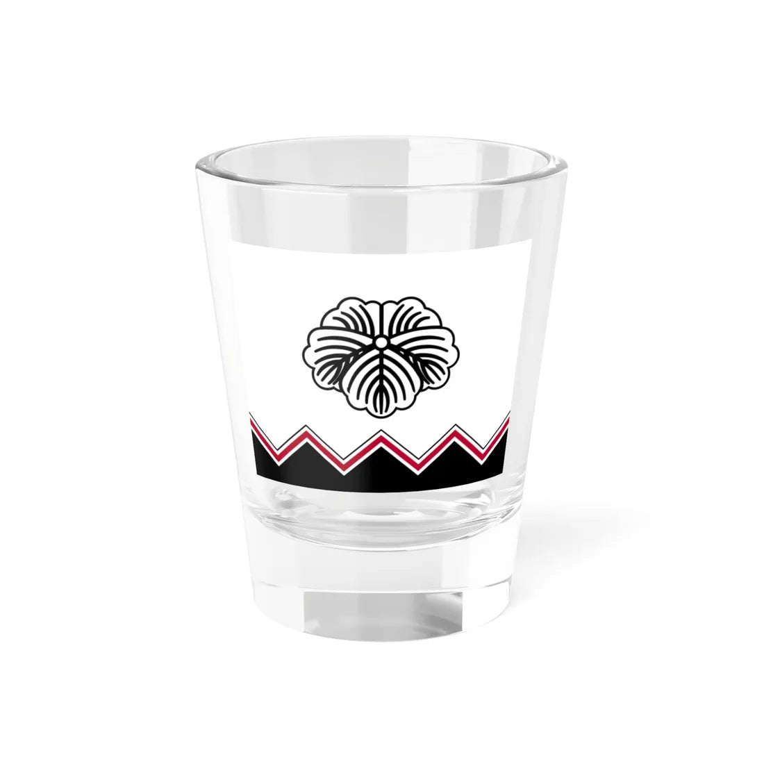 Flag of the Todo Lords of Tsu in Ise Province C (Japan) Shot Glass 1.5oz 1.5oz - Go Mug Yourself
