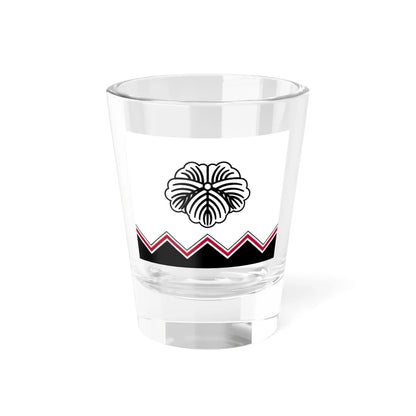 Flag of the Todo Lords of Tsu in Ise Province C (Japan) Shot Glass 1.5oz 1.5oz - Go Mug Yourself