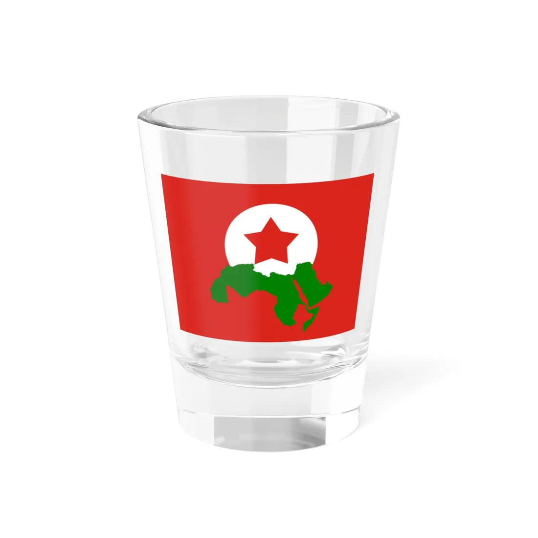 Flag of the Toilers League Lebanon (Lebanon) Shot Glass 1.5oz 1.5oz - Go Mug Yourself
