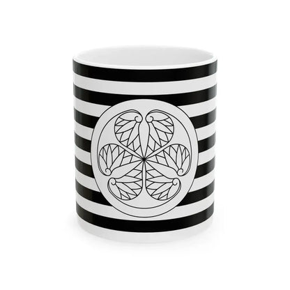 Flag of the Tokugawa Lords of Nagoya in Owari Province A (Japan) White Coffee Mug 11oz - Go Mug Yourself