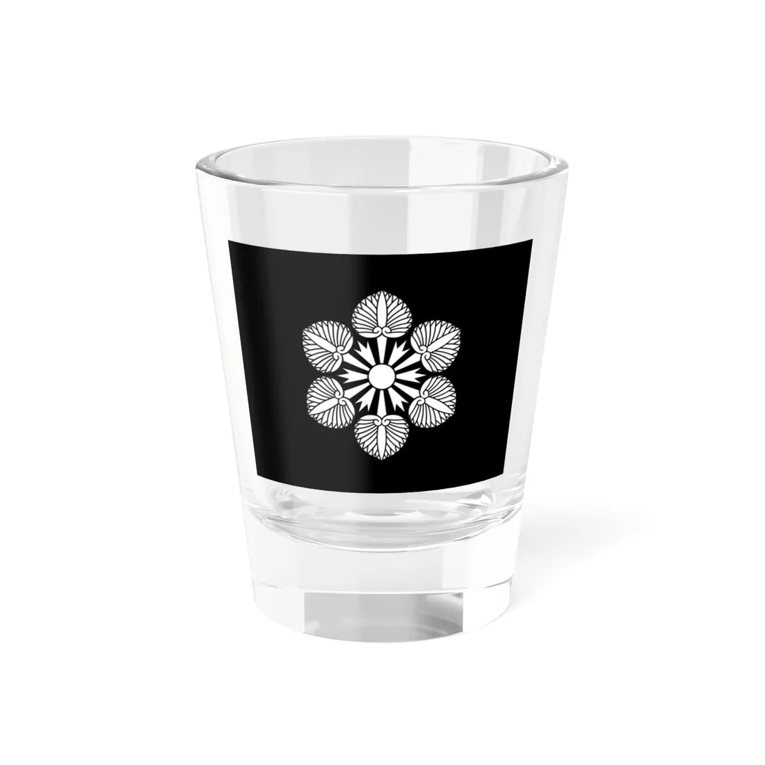 Flag of the Tokugawa Lords of Wakayama in Kii Province B (Japan) Shot Glass 1.5oz 1.5oz - Go Mug Yourself
