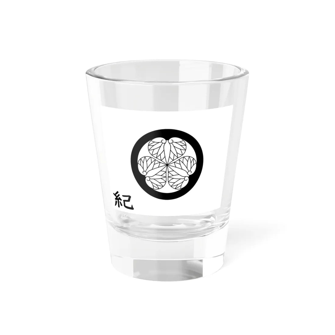 Flag of the Tokugawa Lords of Wakayama in Kii Province C (Japan) Shot Glass 1.5oz 1.5oz - Go Mug Yourself