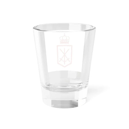 Flag of the Tonga Defence Services 1-1 aspect ratio (Tonga) Shot Glass 1.5oz - Go Mug Yourself