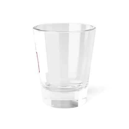 Flag of the Tonga Defence Services 1-1 aspect ratio (Tonga) Shot Glass 1.5oz - Go Mug Yourself