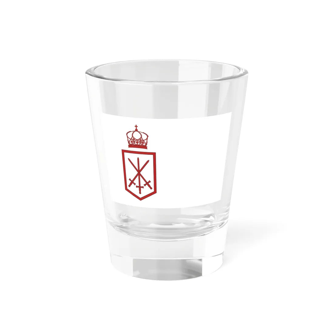Flag of the Tonga Defence Services 3-2 aspect ratio (Tonga) Shot Glass 1.5oz 1.5oz - Go Mug Yourself