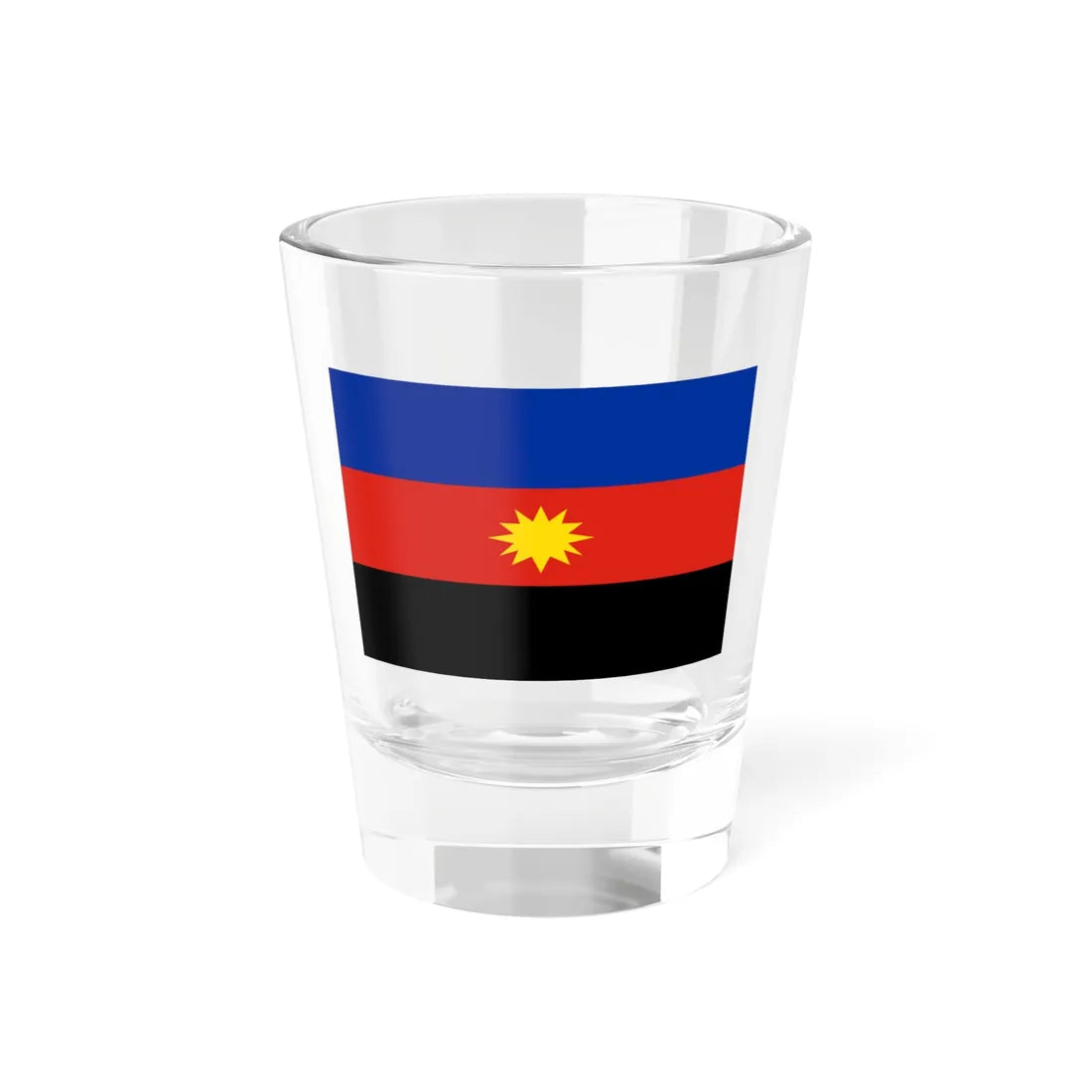 Flag of the Toubou Front for the Salvation of Libya (Libya) Shot Glass 1.5oz 1.5oz - Go Mug Yourself